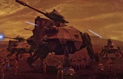 AT-TE Walker Clone Wars