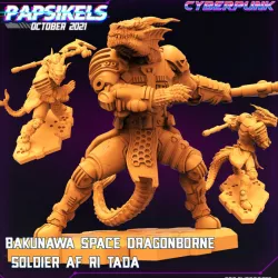 BAKUNAWA SPACE DRAGONBORNE SOLDIER AF RI TADA