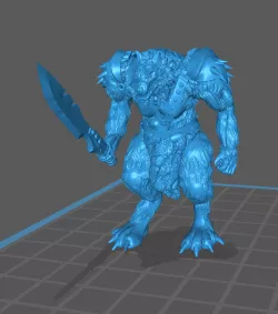 basic wolf beastman warrior