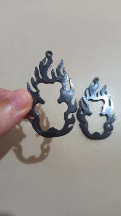Bear Earrings Fire