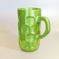 Beer Mug For Beer Can 330ml And Space For Ice