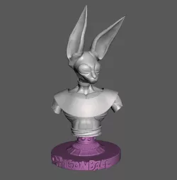 Beerus Bust Model