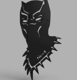 Black Panther 3D Wall Art