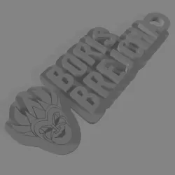 boris brejcha - keychain and logo