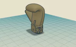 Box glove key ring