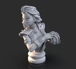 Bust Elsa Sub- Zero 3D print model