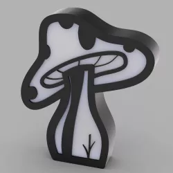 Button Mushroom LED Lamp