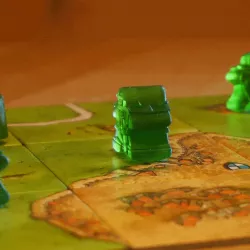 Carcasonne armored meeple pawns