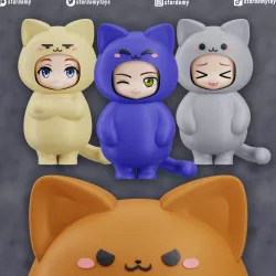 Cat Face Case Nendoroid Chibi