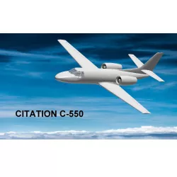 Cessna Citation C550 twin 30mm edf 700mm (test files)