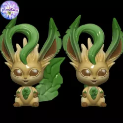 Chibi Leafeon - Pokémon - Print in place - No Supports Needed