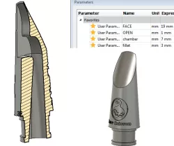 Clarinet halloween mouthpiece