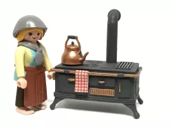 Classic kitchen miniature Victorian dollhouse playmobil scale playmobil scale