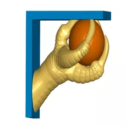 Claw and Ball Shelf Brackets (Nuclear Tape Mount)