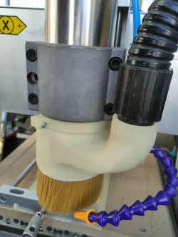 CNC router dust shoe