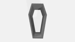 Coffin / Casket Cookie Cutter