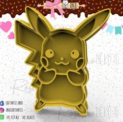 Cookie cutter for Pikachu cookies. Cookie cutter