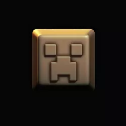 Creeper / Minecraft ( Keycaps, Keyboard )