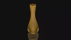 Cross strip Vase