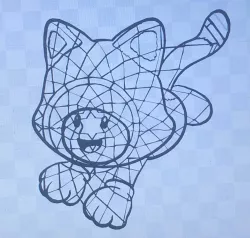 deco wall art toad cat
