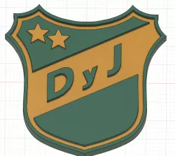 Defence and Justice Keyring
