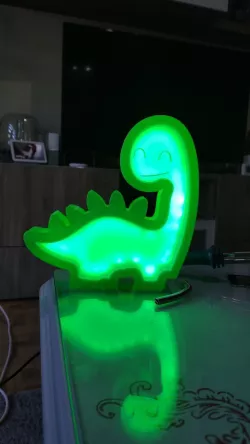 Dinosaur lamp