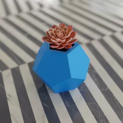 Dodecahedron Planter (HAROM FARKAS)