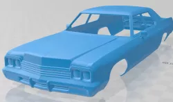 Dodge Monaco 1974 Printable Body Car