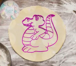 Dragon cookie cutter