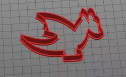 Dragon cookie cutter