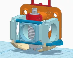 E3D V6 Mount Geeetech A10 A10M A20 A20M