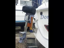 eGull outboard motor - optional steel leg