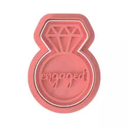 Engaged Ring Cookie Cutter