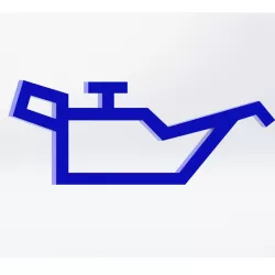 ENGINE OIL WARNING LIGHT Keychain