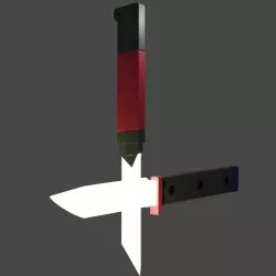 EVANGELION Unit 01 Unit 02 Locked Knifes