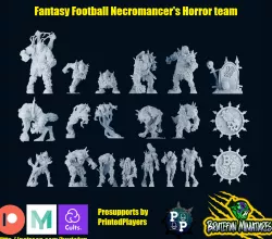Fantasy Football Necromancer's Horrors Team - Pre-supported