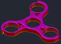 Fidget 'Non-Whistling' Spinner