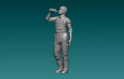 Figure Man Drinking Code 312