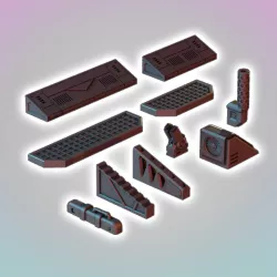 Flatline City – Exterior Wall Accessories Pack 2 (OpenLock Compatible)