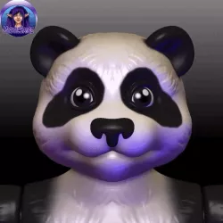 Flexy Panda - Print in Place - No Supports Needed