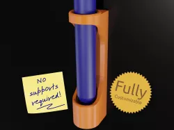 Fully Customizable Pen Holder Fridge Magnet