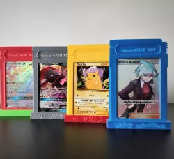 Gameboy Catridge Trading Card Display