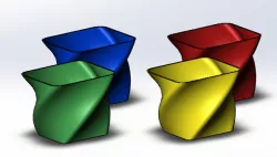 Geometric Flowerpot Mod. 2