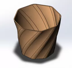 Geometric Flowerpot mod.3
