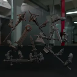Gloomy Angels + Templar Crusaders Arms + Weapons [Builder]
