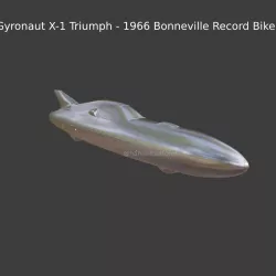 Gyronaut X-1 Triumph - 1966 Bonneville Record Bike
