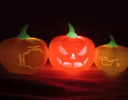 halloween automotive pumpkins