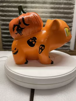 Halloween Bulbasaur Box