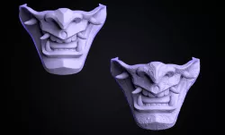 Hannya Oni Samurai Mask