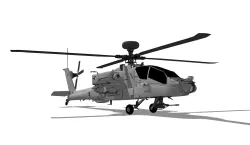 Helicopter AH-64